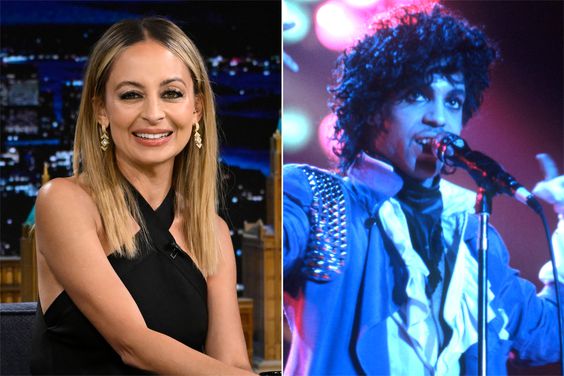 Nicole Richie during an interview on Tuesday, April 9, 2024, American singer Prince (1958-2016) performs onstage during the 1984 Purple Rain Tour on November 4, 1984, at the Joe Louis Arena in Detroit, Michigan.