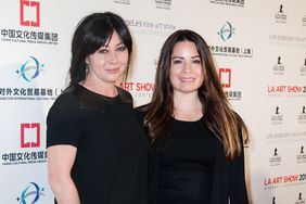 Shannen Doherty and Holly Marie Combs attend LA Art Show And Los Angeles Fine Art Show's 2016 Opening Night Premiere Party Benefiting St. Jude Children's Research Hospital at Los Angeles Convention Cente