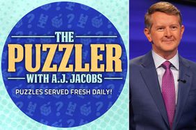 The Puzzler podcast logo, Ken Jennings