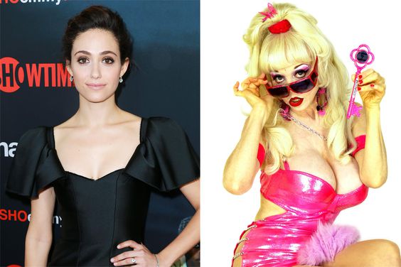 Emmy Rossum and Angelyne