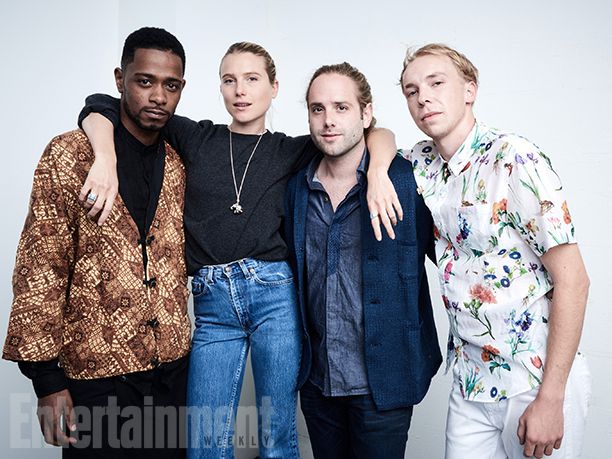Keith Stanfield, Dree Hemingway, Logan Sandler, and Sam Dillon from "Live Cargo"