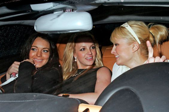 Paris Hilton and Britney Spears spend another night out on the town. They started their Sunday evening at "Guy's" nightclub in West Hollywood and stayed til closing. Afterwards they went to a bungalow at the Beverly Hills Hotel where Brandon Davis was throwing a party. Lindsay Lohan also attended and reconciled with with former nemesis Paris. The three then drove to Paris' home and spent the night. NO PANTY SHOTS ARE EXCLUSIVE. Non-Exclusive. November 26, 2006. MLOS ANGELES www.bauergriffin.com the three musketeers usa