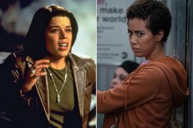 Neve Campbell in 'Scream 2'; Jasmin Savoy Brown in 'Scream VI'