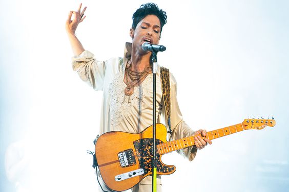 Prince headlines the main stage on the last day of Hop Farm Festival on July 3, 2011 in Paddock Wood, United Kingdom.