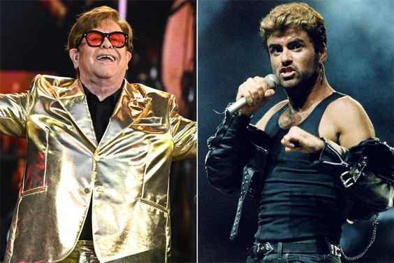 Elton John and George Michael