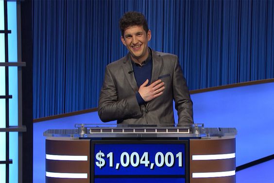 Matt Amodio wins a million dollars on Jeopardy!