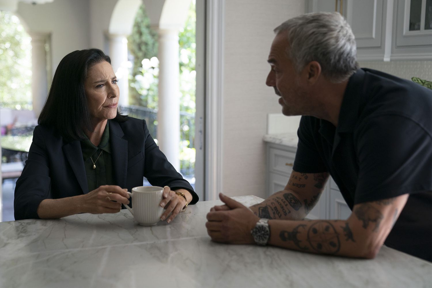 Mimi Rogers and Titus Welliver on 'Bosch: Legacy'