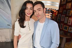 Amy Jackson and Ed Westwick attend the Apple TV+ BAFTA TV Brunch to celebrate excellence in global storytelling and creativity at 180 The Strand on May 11, 2024 in London, England. 