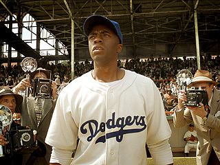 'FORTY TWO' Chadwick Boseman plays the iconic Jackie Robinson in this stellar biopic