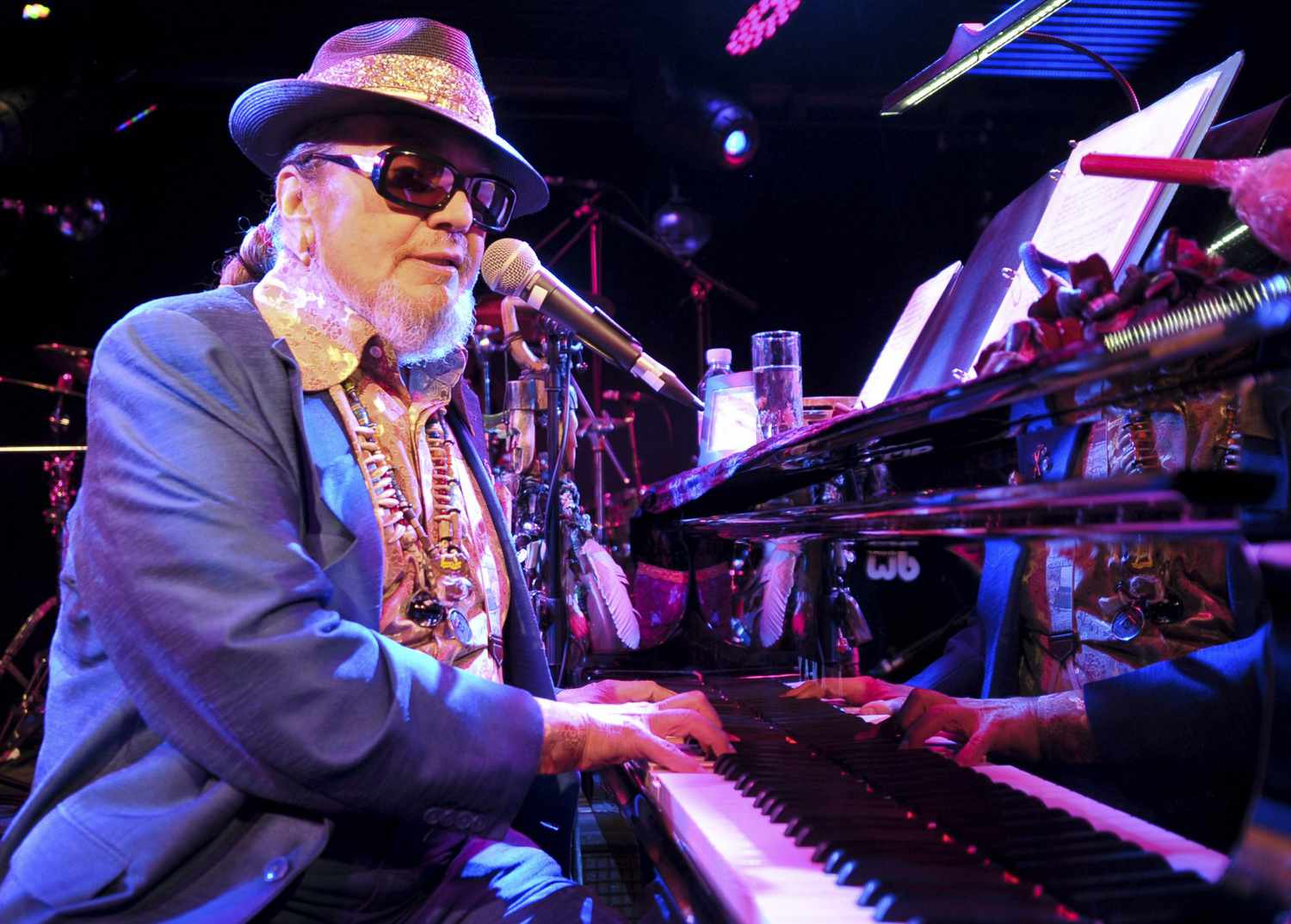 LONDON, ENGLAND - JULY 18: Dr John performs at Under The Bridge on July 18, 2012 in London, England. (Photo by Andy Sheppard/WireImage)