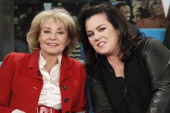 Rosie O'Donnell and Barbara Walters on 'The View'