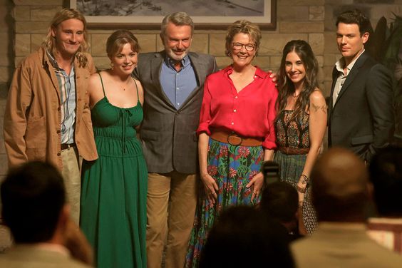 APPLES NEVER FALL - Conor Merrigan-Turner as Logan, Essie Randles as Brooke, Sam Neill as Stan, Annette Bening as Joy, Alison Brie as Amy, Jake Lacy as Troy