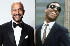 Keegan Michael Key and Eddie Murphy as Stevie Wonder on SNL