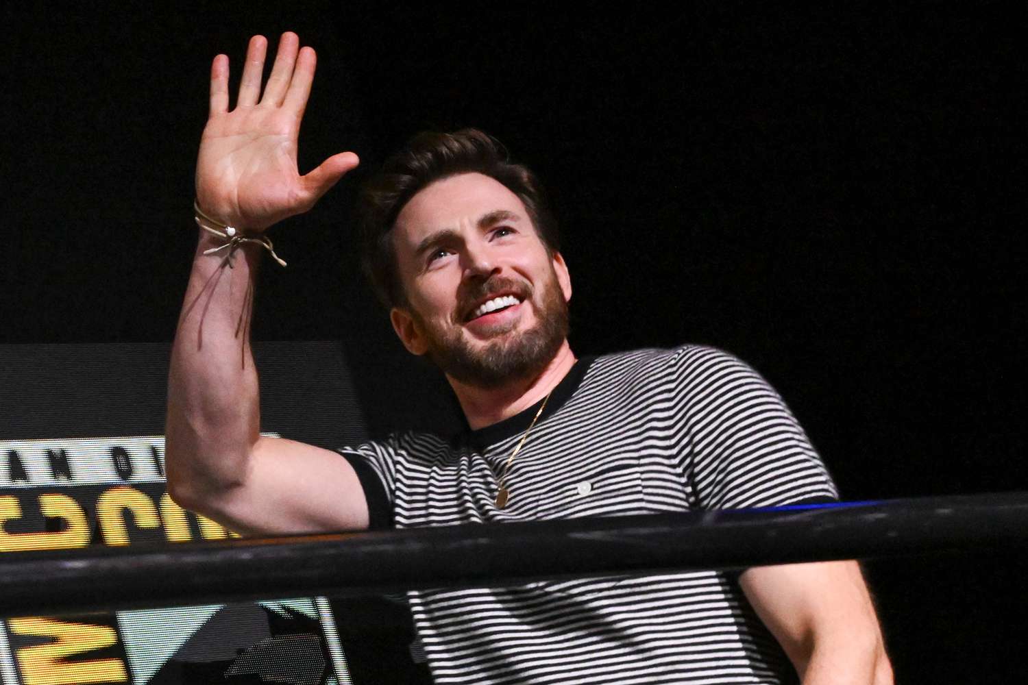 Chris Evans at "Marvel Studios: The Ultimate Deadpool & Wolverine Celebration of Life" Panel at the 2024 San Diego International Comic-Con on July 25, 2024 in San Diego, California.