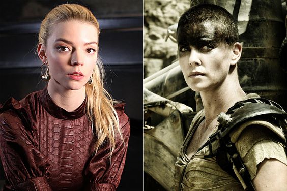 Anya Taylor-Joy; Charlize Theron in 'Mad Max: Fury Road'