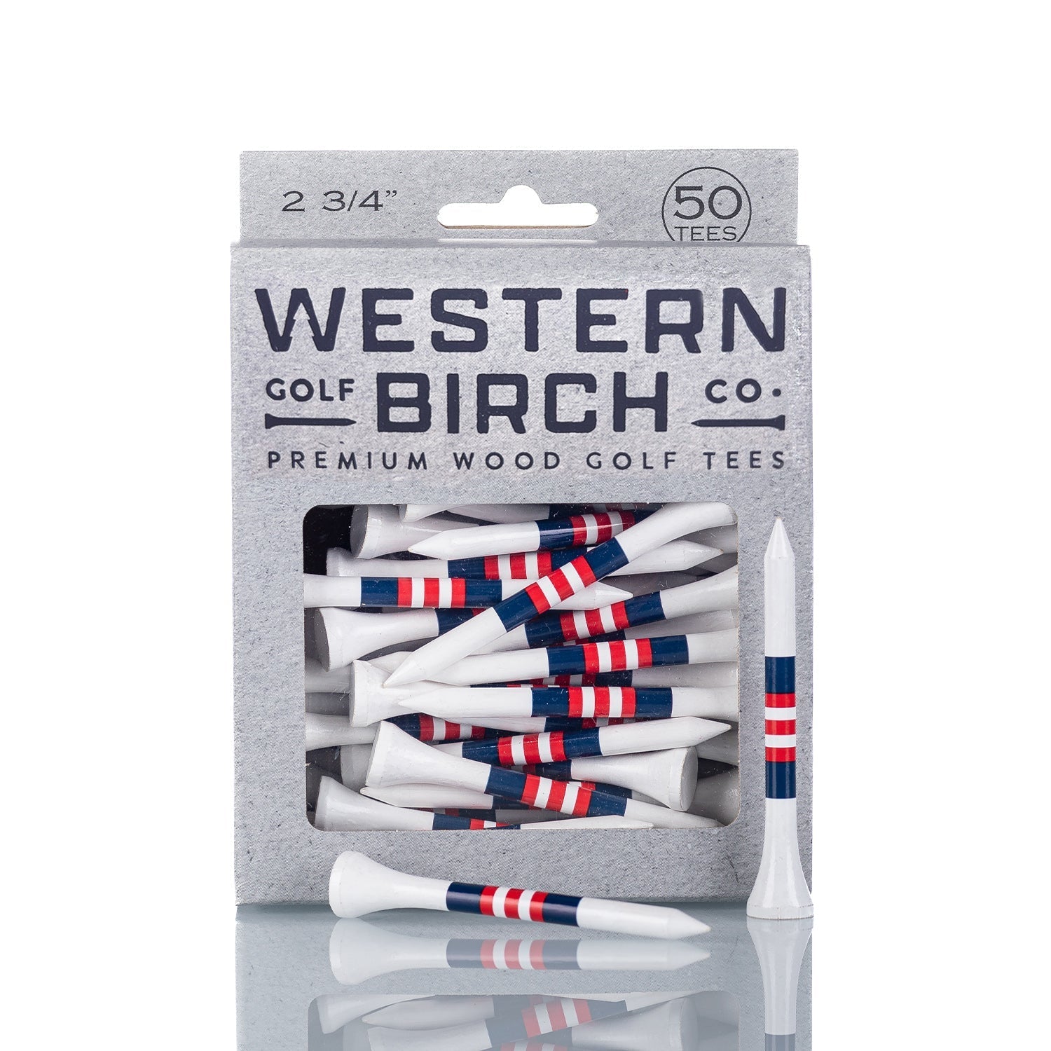 Western Birch Signature Bamboo 2 .75" "Camaro" Golf Tees