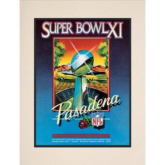 Fanatics Authentic 1977 Raiders vs. Vikings 10.5" x 14" Matted Super Bowl XI Program