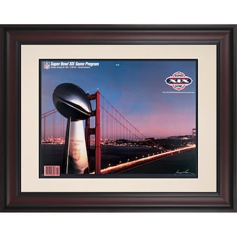 Fanatics Authentic 1985 49ers vs. Dolphins Framed 10.5" x 14" Super Bowl XIX Program