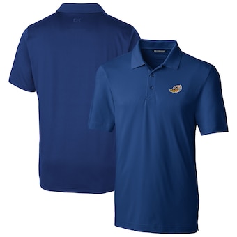 Men's Akron RubberDucks  Cutter & Buck Blue Big & Tall DryTec Forge Stretch Polo