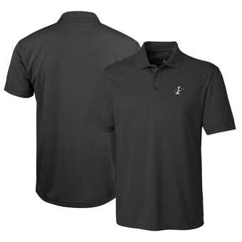 Men's Albuquerque Isotopes  Cutter & Buck Gray  Clique Ice Pique Tech Polo