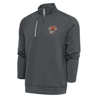 Men's Altoona Curve  Antigua Pewter Generation Quarter-Zip Pullover Top