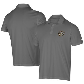 Men's Altoona Curve Under Armour Gray Tech Mesh Performance Polo