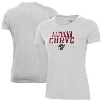 Women's Altoona Curve Under Armour Gray Performance T-Shirt