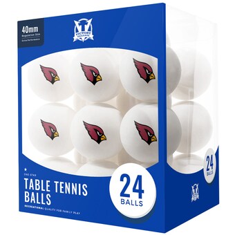 Arizona Cardinals 24-Count Logo Table Tennis Balls