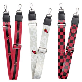 Arizona Cardinals 3-Pack Bag Strap Set