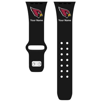 Arizona Cardinals 42/44/45mm Personalized Silicone Apple Watch Band