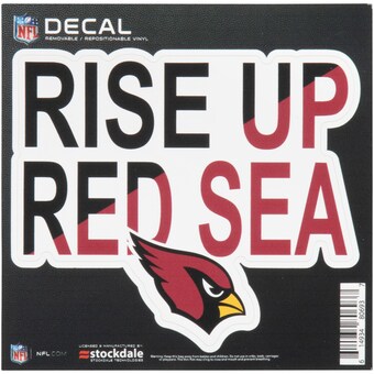 Arizona Cardinals 6" x 6" Xpression Full Color Repositionable Decal