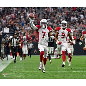 Unsigned Arizona Cardinals Byron Murphy Fanatics Authentic Returning the Fumble for a Touchdown in Overtime Photograph