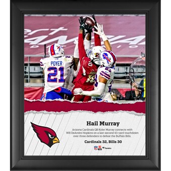 Arizona Cardinals DeAndre Hopkins Fanatics Authentic Framed 15" x 17" Hail Murray Collage
