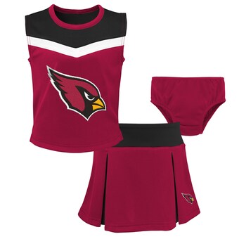 Girls Preschool Arizona Cardinals Cardinal Spirit Cheerleader Two-Piece Set with Bloomers