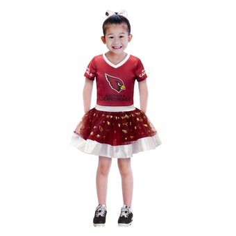 Girls Youth Arizona Cardinals Cardinal Tutu Tailgate Game Day V-Neck Costume