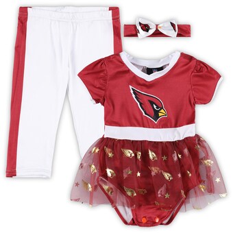 Infant Arizona Cardinals Cardinal/White Tailgate Tutu Game Day Costume Set