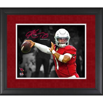 Facsimile Signature Arizona Cardinals Kyler Murray Fanatics Authentic Framed 11" x 14" Spotlight Photograph
