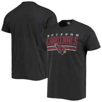 Men's Arizona Cardinals '47 Black Team Stripe T-Shirt