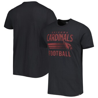 Men's Arizona Cardinals '47 Black Wordmark Rider Franklin T-Shirt