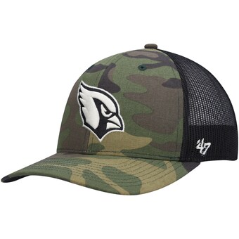 Men's Arizona Cardinals '47 Camo/Black Trucker Adjustable Hat