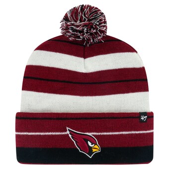 Men's Arizona Cardinals '47 Cardinal Powerline Cuffed Knit Hat with Pom