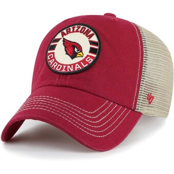 Men's Arizona Cardinals '47 Cardinal/Natural Notch Trucker Clean Up Adjustable Hat