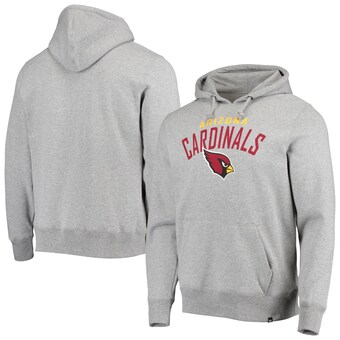 Men's Arizona Cardinals '47 Heathered Gray Outrush Headline Pullover Hoodie