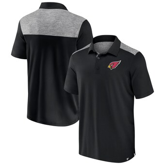 Men's Arizona Cardinals Fanatics Black Long Shot Polo