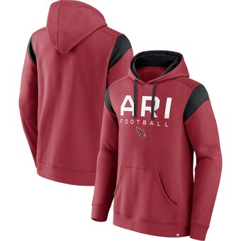 Men's Arizona Cardinals Fanatics Cardinal Call The Shot Pullover Hoodie