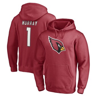 Men's Arizona Cardinals Kyler Murray Fanatics Cardinal Player Icon Name & Number Fitted Pullover Hoodie