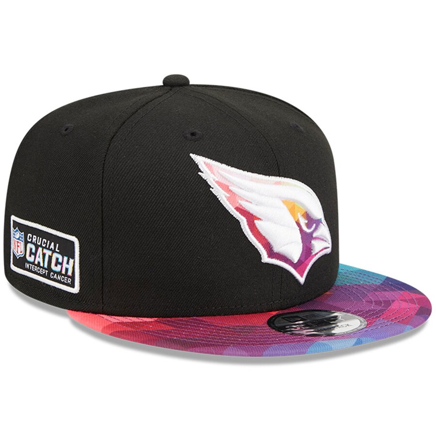 Men's Arizona Cardinals  New Era Black 2023 NFL Crucial Catch 9FIFTY Snapback Hat