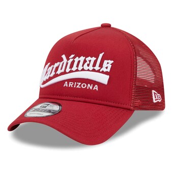 Men's Arizona Cardinals New Era Cardinal Caliber Trucker 9FORTY Adjustable Hat