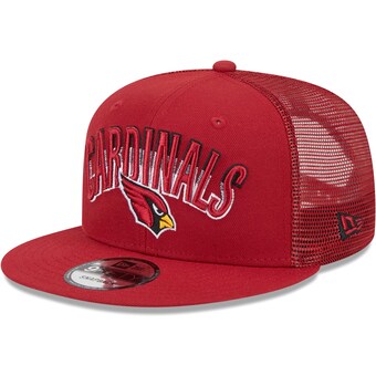 Men's Arizona Cardinals New Era Cardinal  Grade Trucker 9FIFTY Snapback Hat