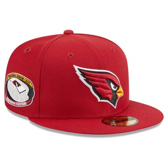 Men's Arizona Cardinals New Era Cardinal  Main Patch 59FIFTY Fitted Hat